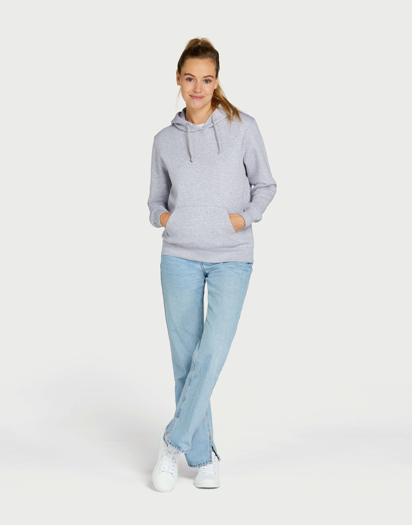Dames hoodie - wit - laten bedrukken CC Brands
