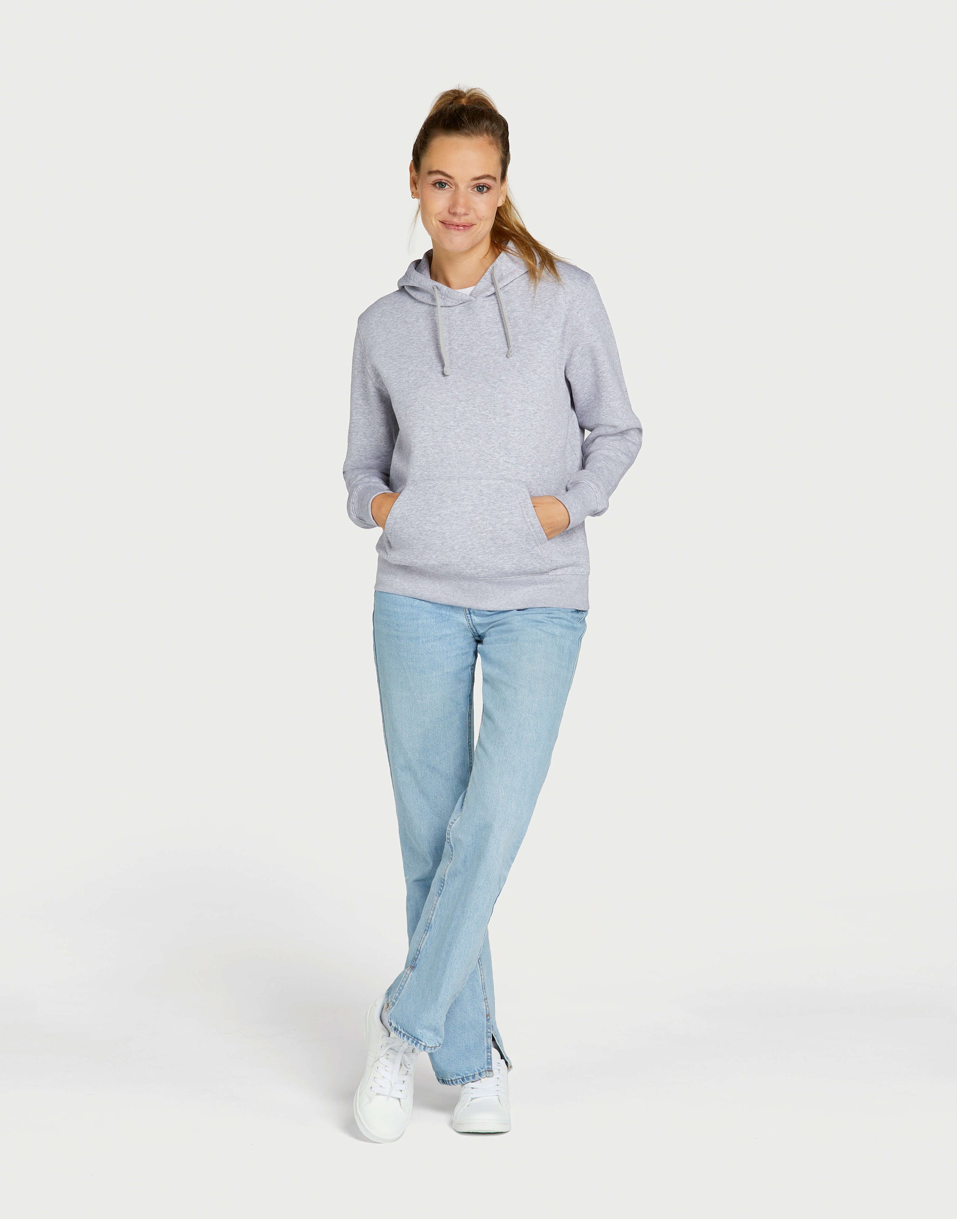 Dames hoodie - wit - laten bedrukken CC Brands