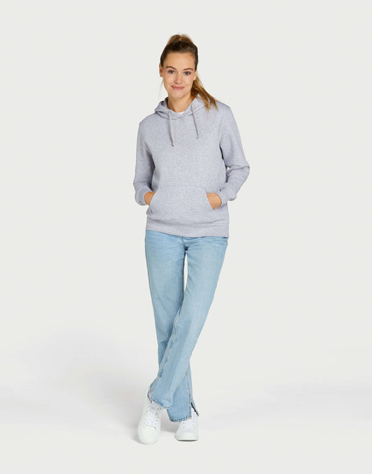 Dames hoodie - wit - laten bedrukken CC Brands