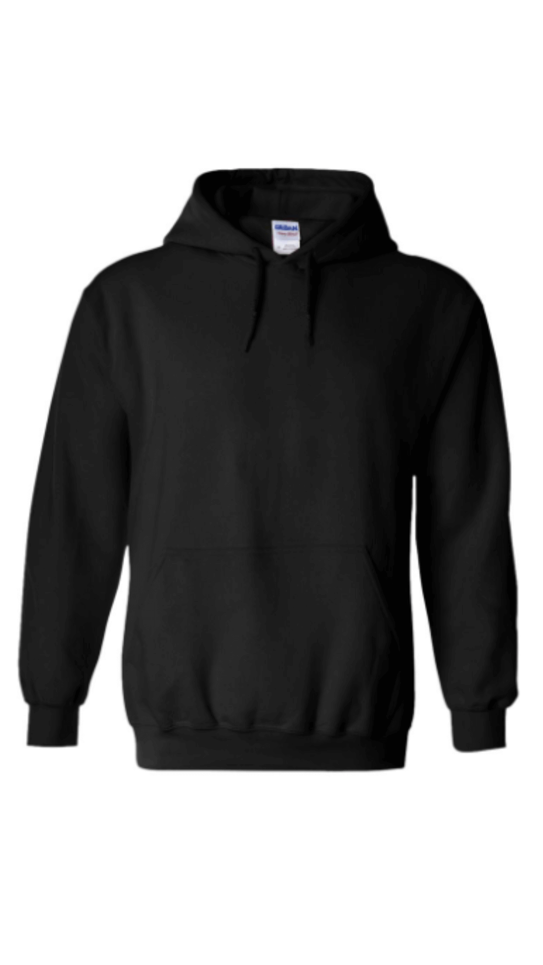 Zwarte hoodie bedrukken sale