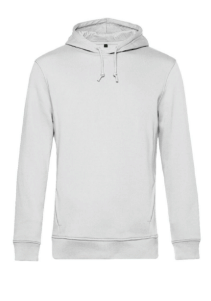 Heren hoodie - wit - laten bedrukken CC Brands