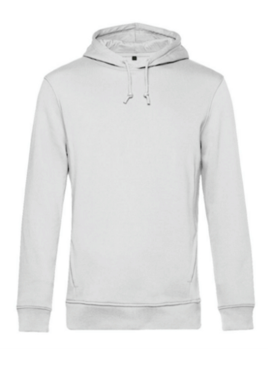Heren hoodie - wit - laten bedrukken CC Brands