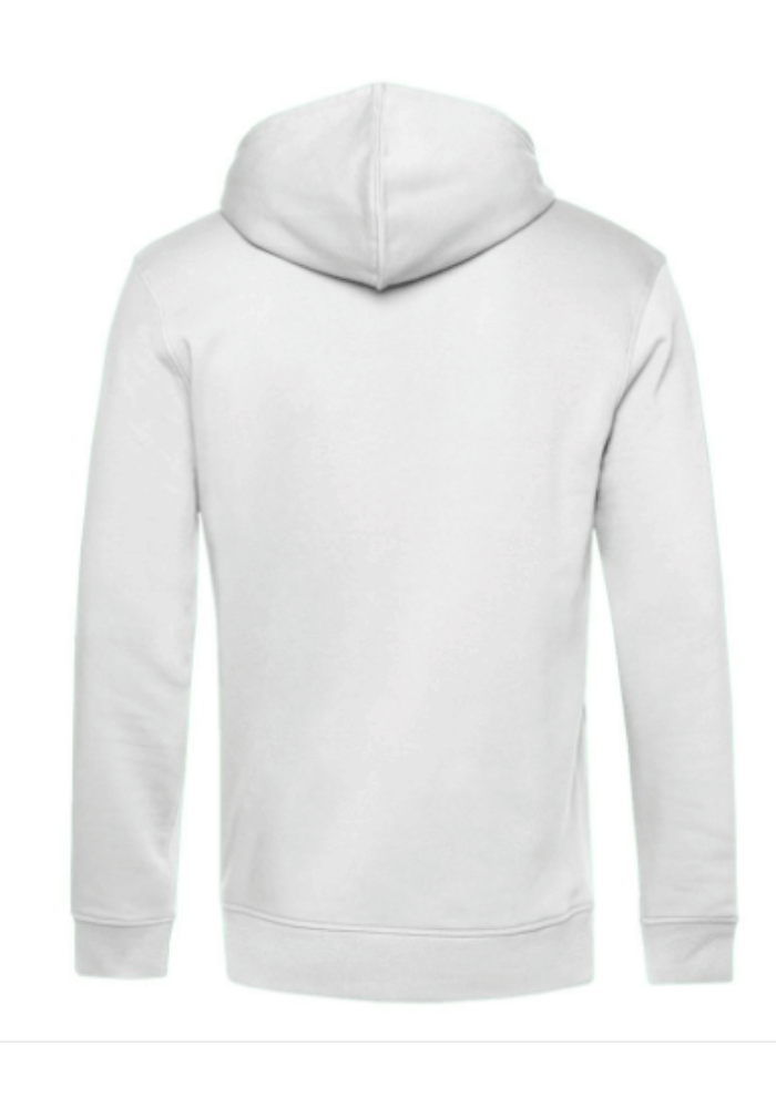 Heren hoodie - wit - laten bedrukken CC Brands
