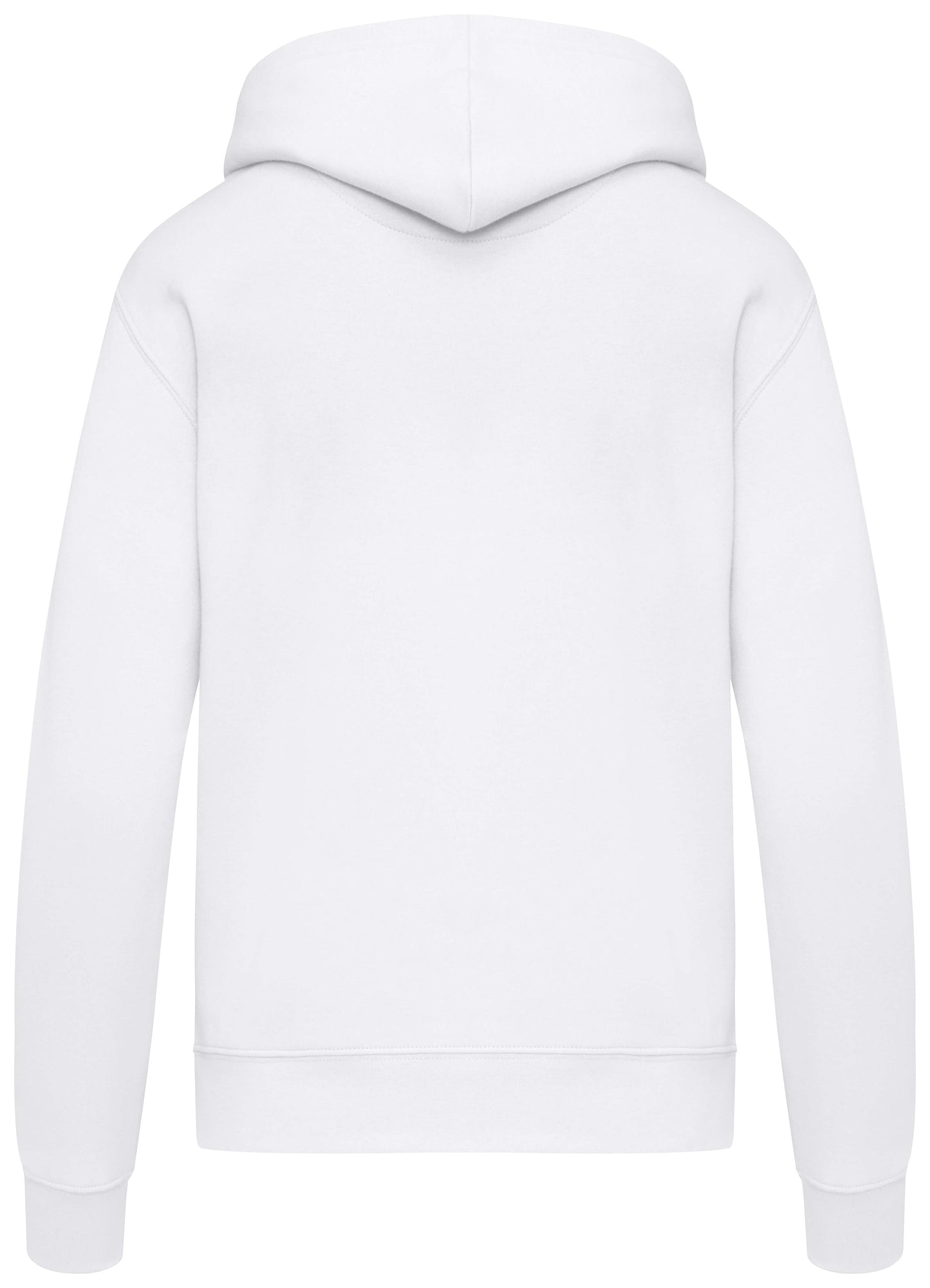 Dames hoodie wit - achterkant