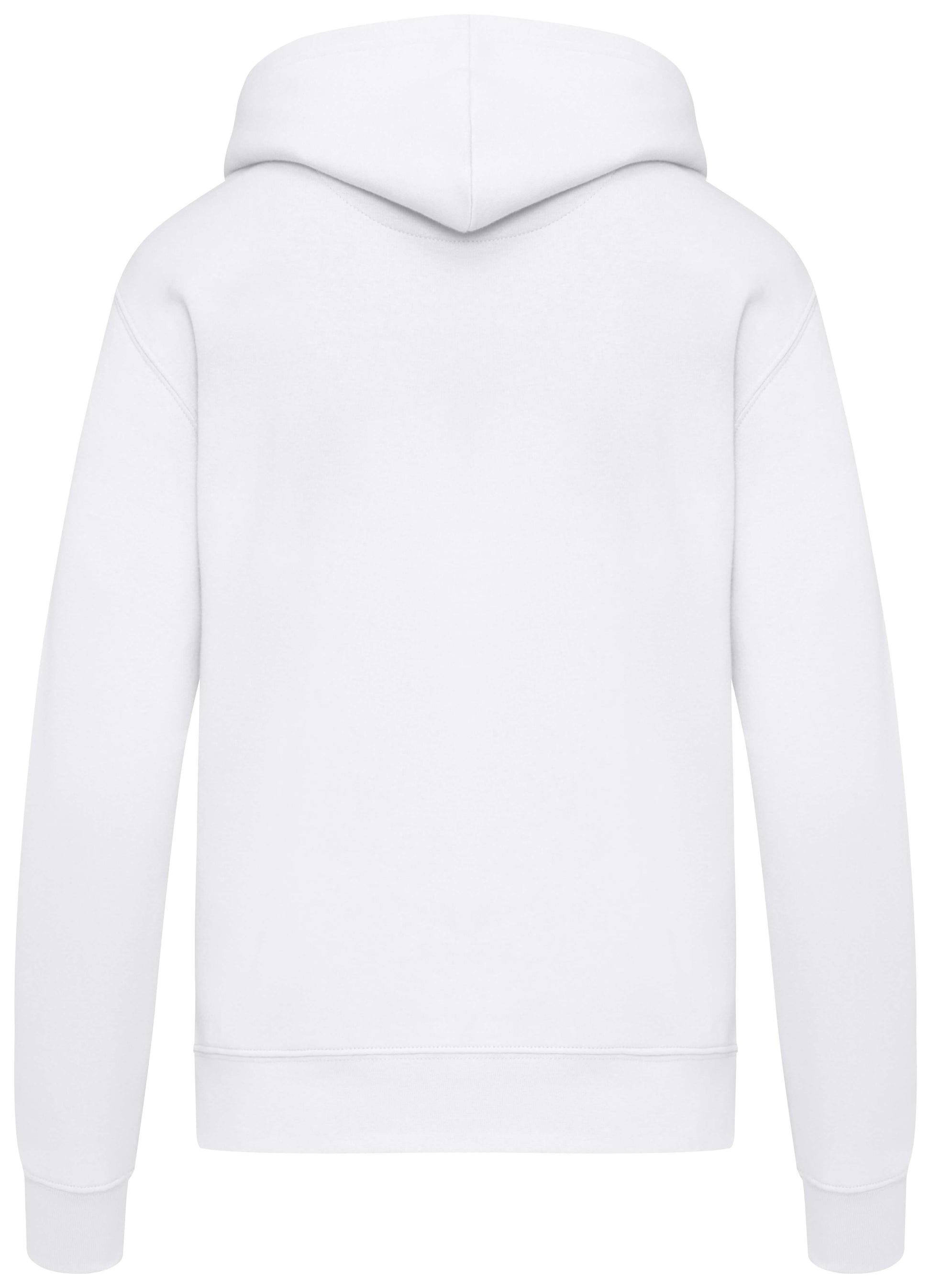 Dames hoodie wit - achterkant