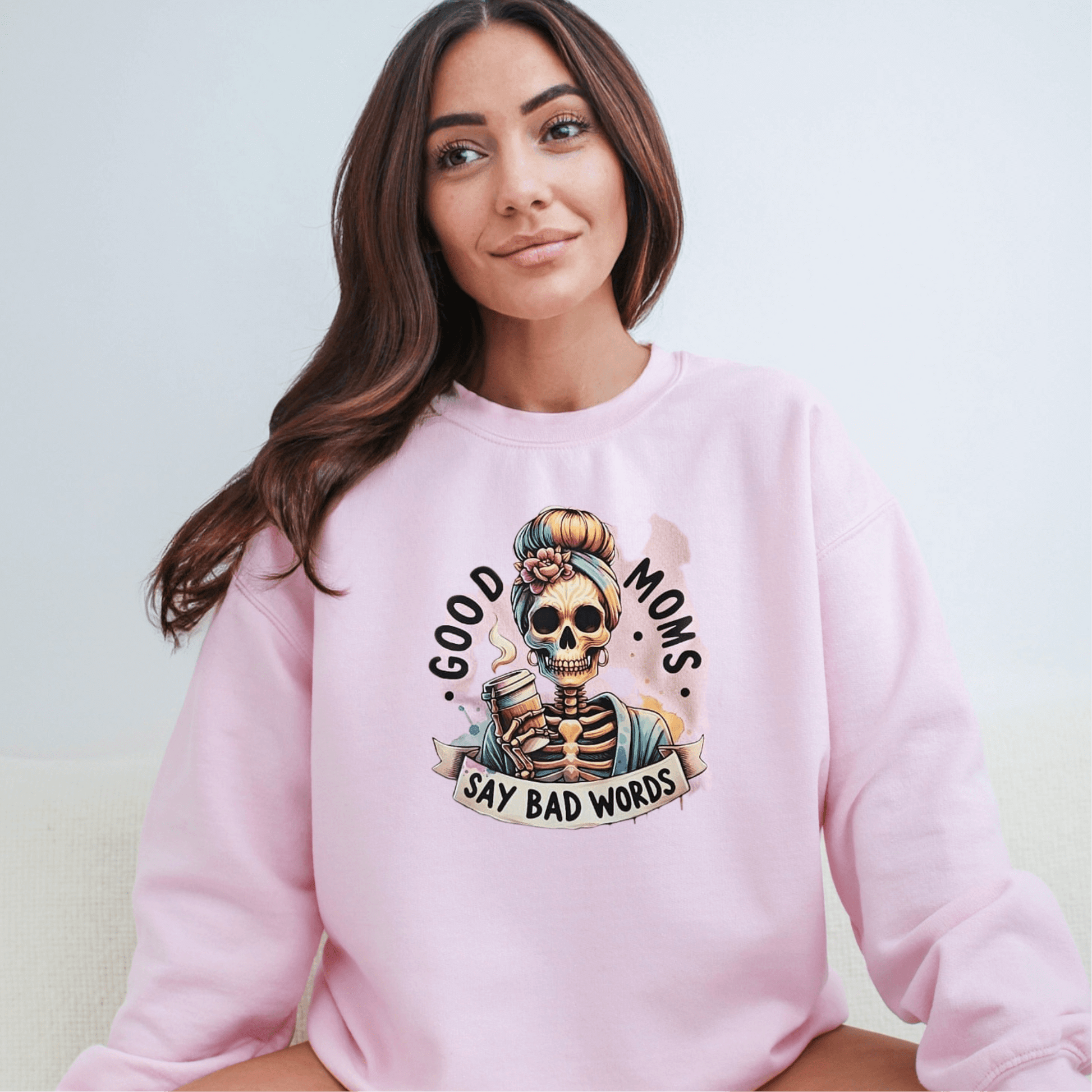 Dames sweater Good Moms Say Bad Words CC Brands