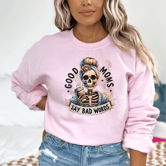 Dames sweater Good Moms Say Bad Words CC Brands
