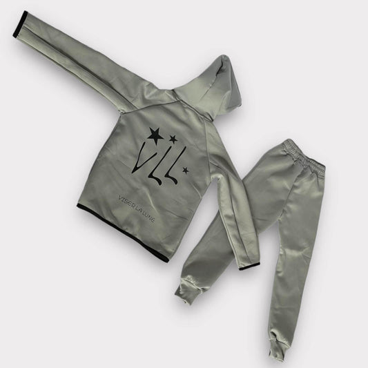 Trainingspak jongens licht grijs CC Brands