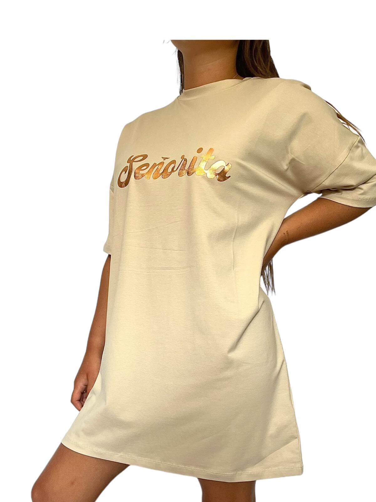T-shirt jurk vrouwen CC Brands