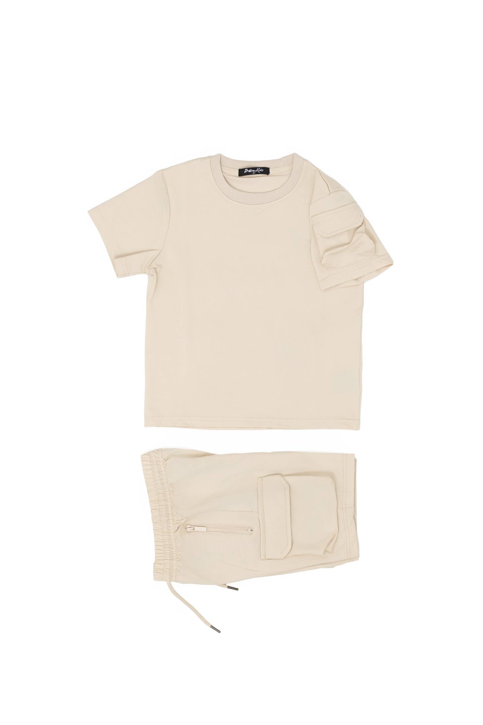 Kinder set t-shirt + korte broek bl873-3: 10A Zayne Paris