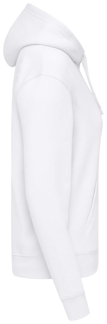 Dames hoodie wit - zijkant