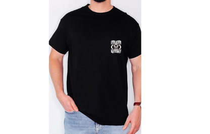 T-shirt met witte print CC Brands