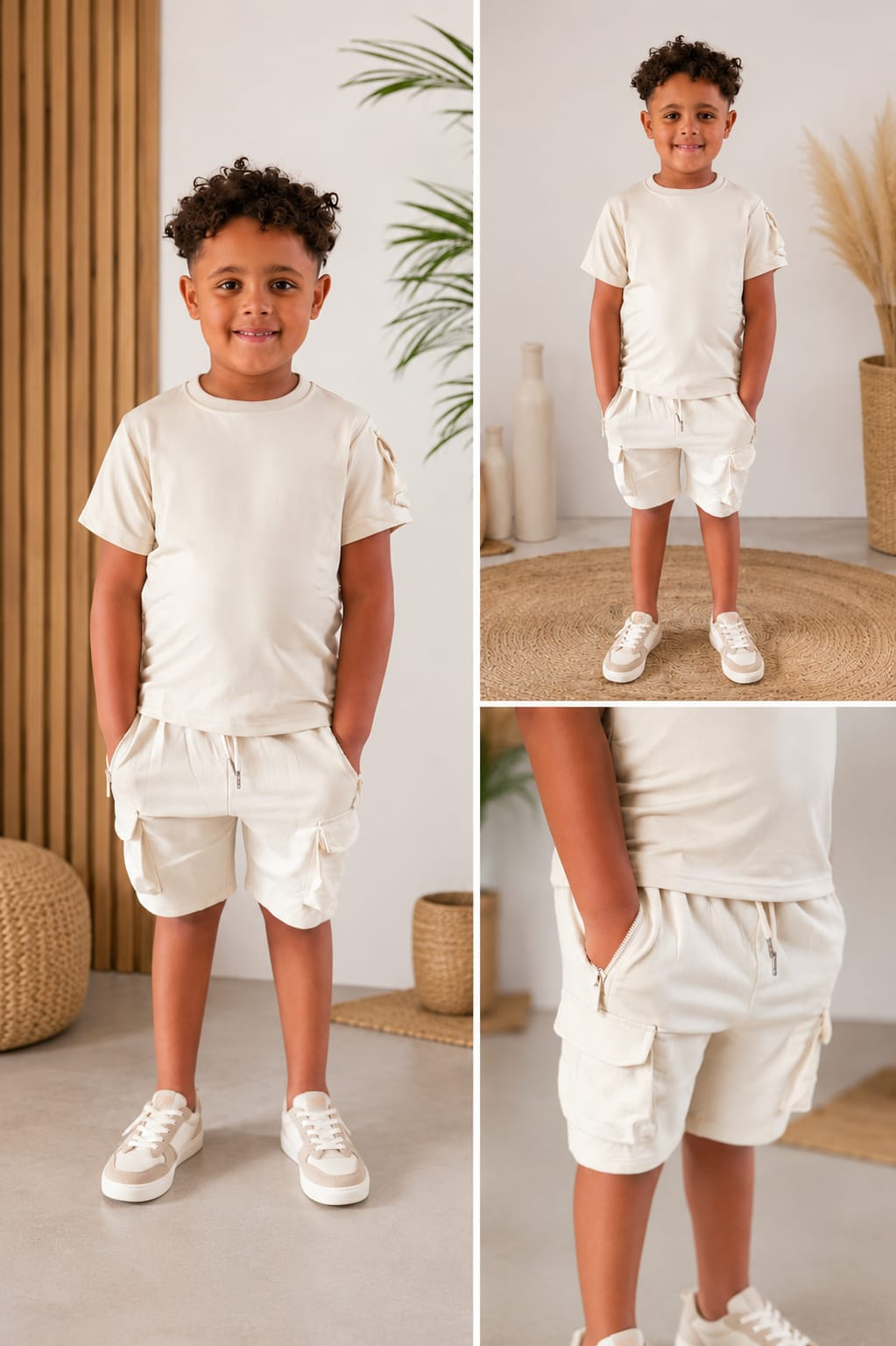 Kids set t-shirt + korte broek Zayne Paris