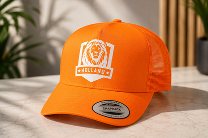 Oranje pet | Verstelbaar & Unisex | Holland Leeuw | EK WK Voetbal | Oranje Supporters Pet CC Brands