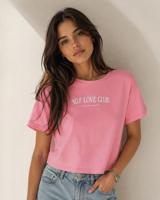 Urban classis | roze | opdruk Self Love Club
