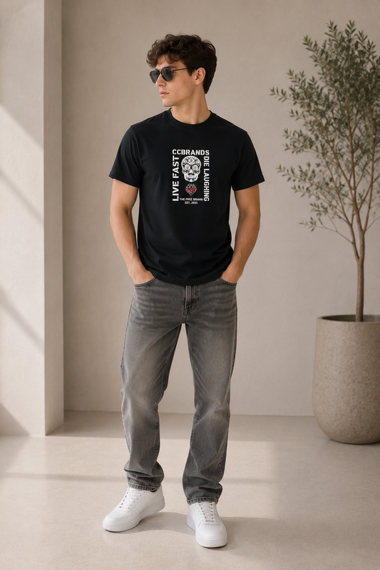T-shirt met print CC Brands