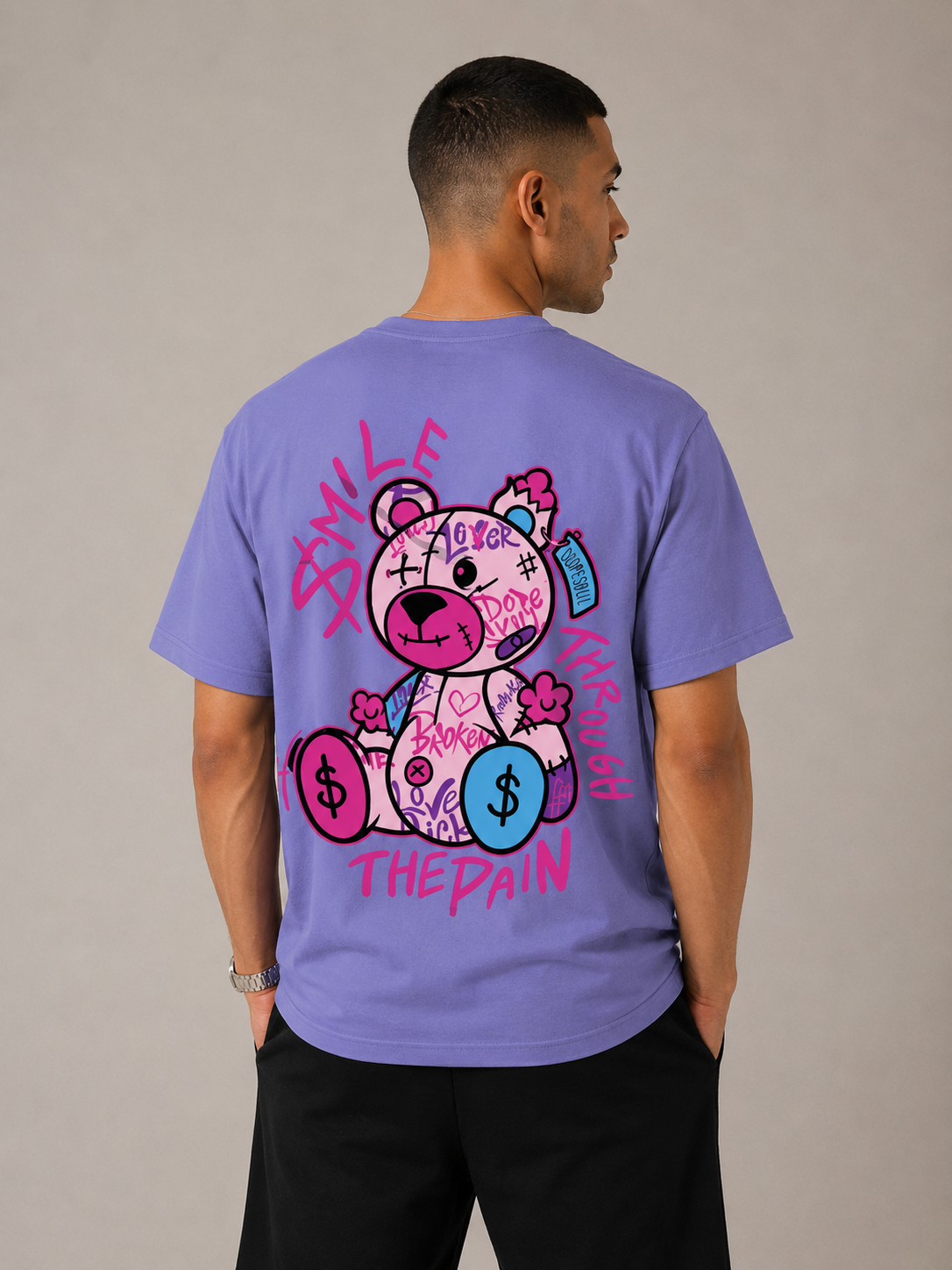 achterkant t-shirt opdruk CC BRANDS