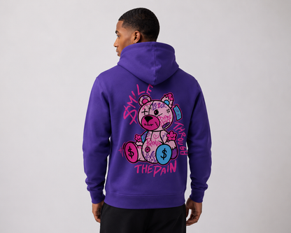 Hoodie CCBRANDS met print CC Brands paar acherkant