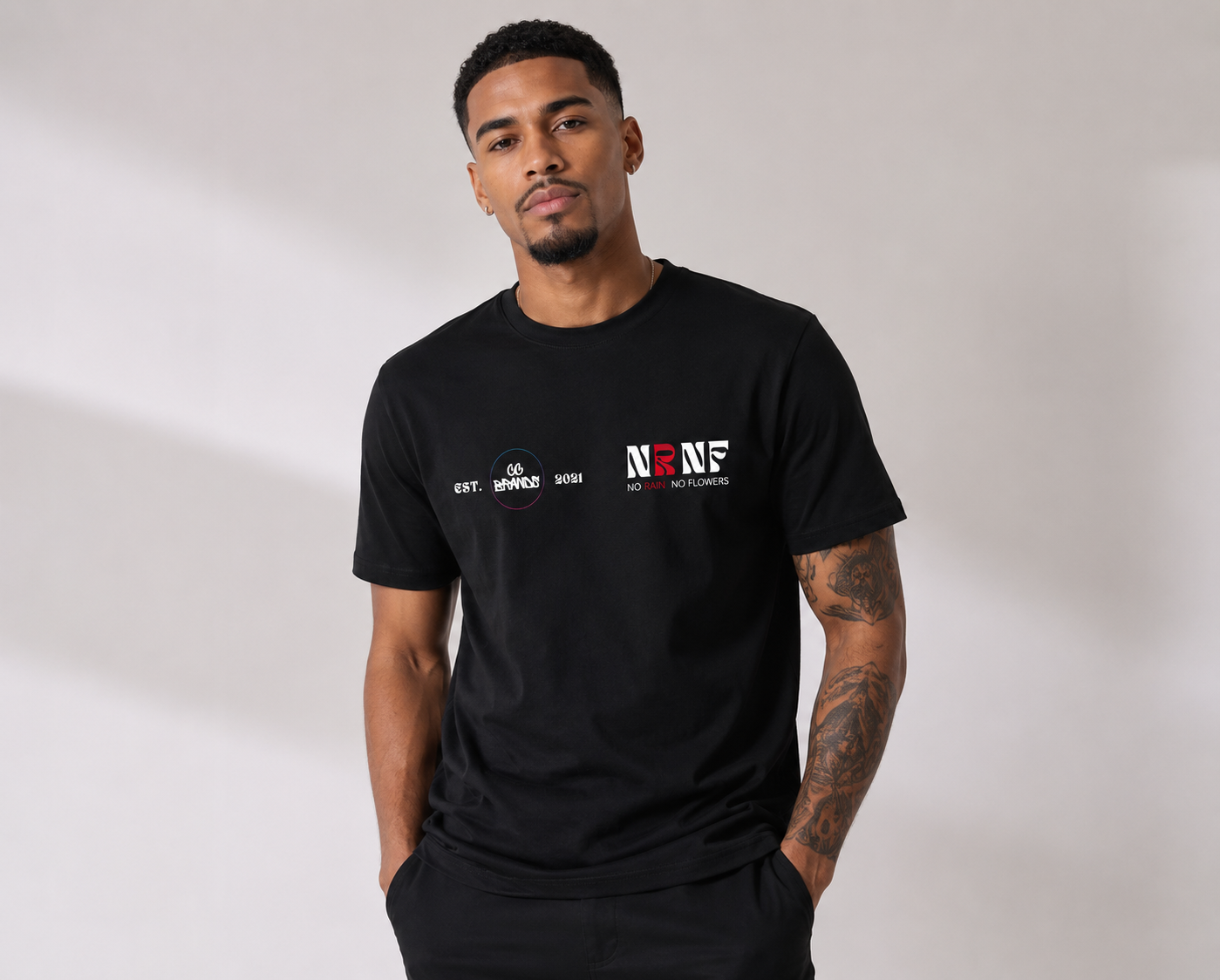NRNF CC BRANDS t-shirt voorkant