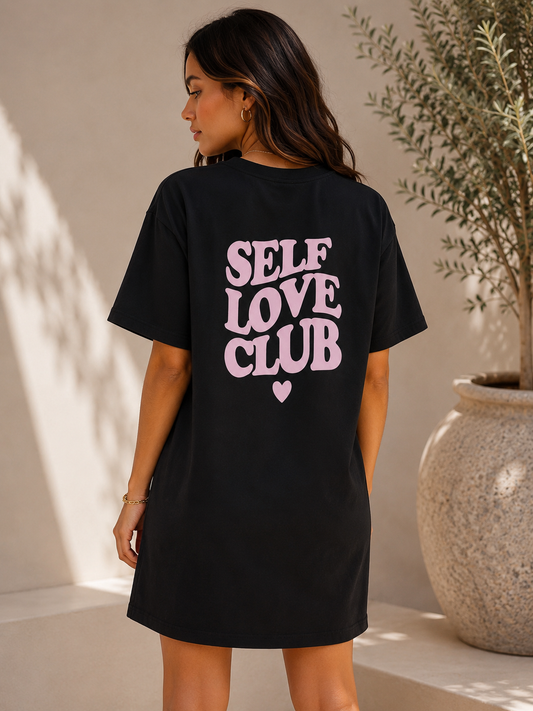 Self love club t-shirt achterkant