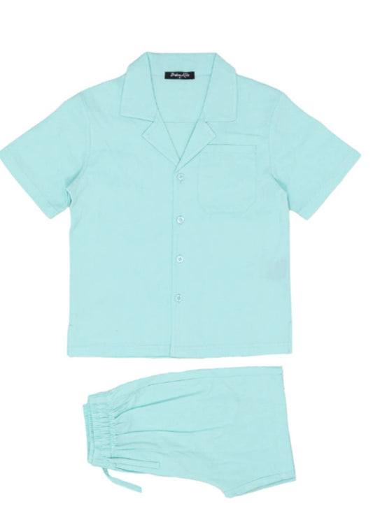 Kinder zomer set | jongens | mint blauw CC Brands
