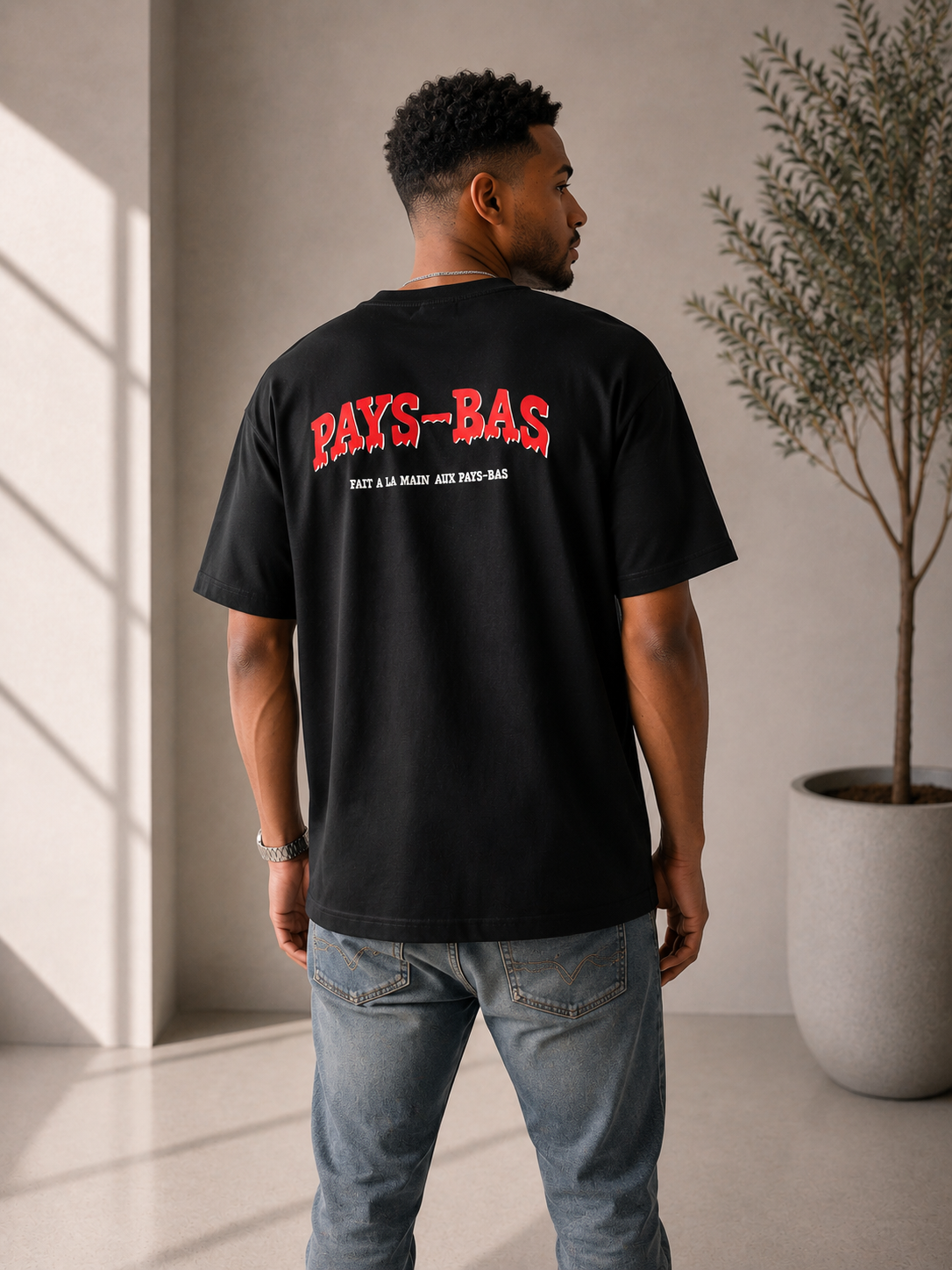 Pays-Bas T-shirt achterkant