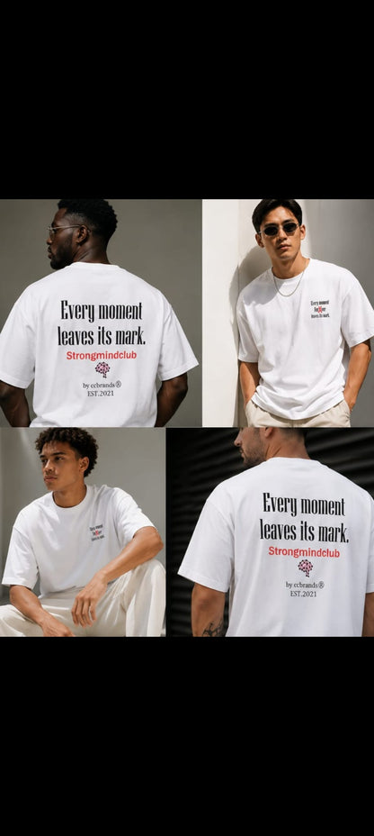 T-shirt| Strongmindclub | wit